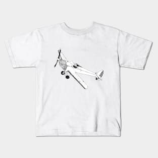 Possum piloting an airplane Kids T-Shirt